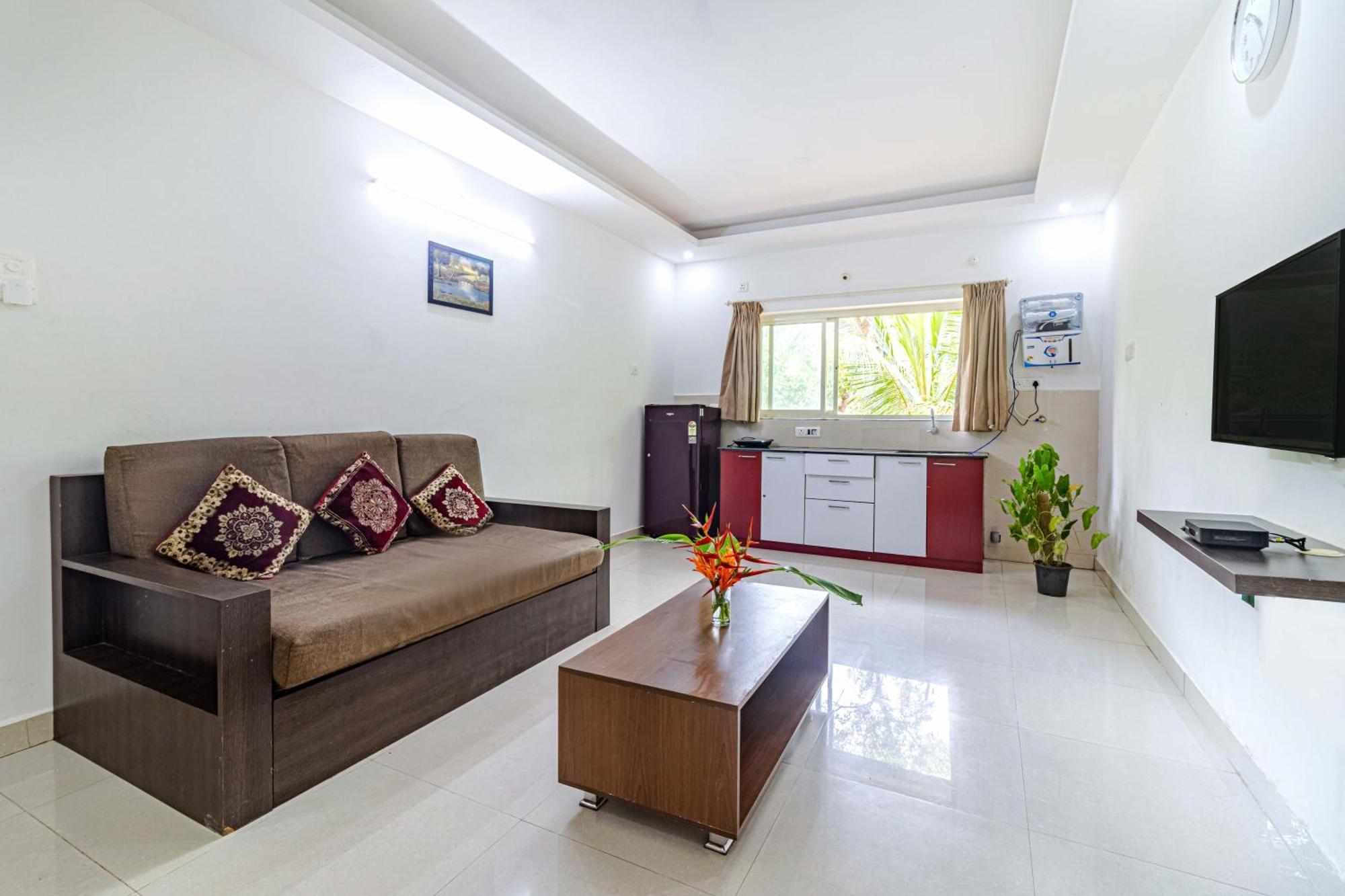 4Bhk Sparkling Apartment Near Beach Pool & Bar 2Bhkx2 ヴァガトール 部屋 写真