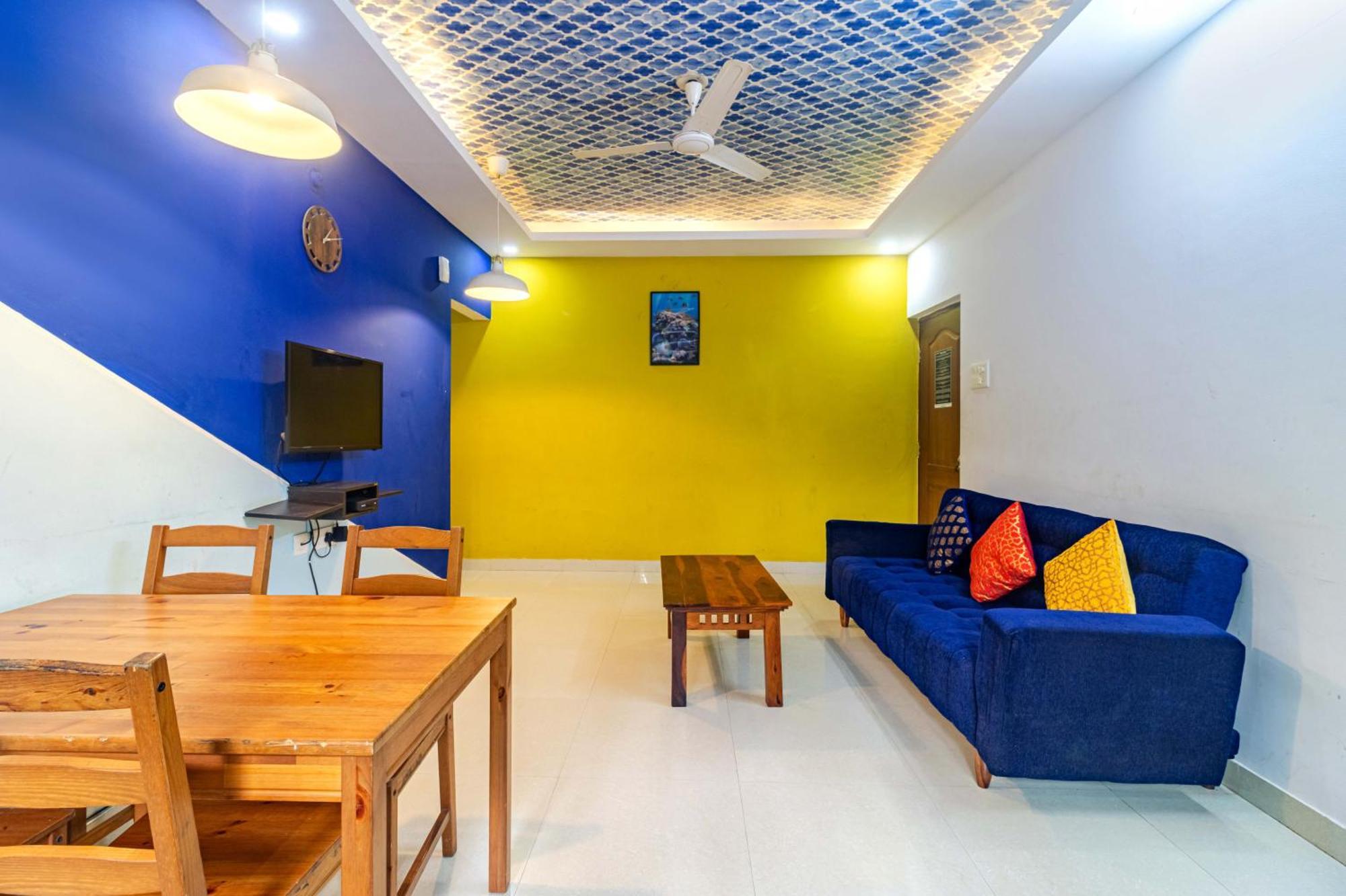4Bhk Sparkling Apartment Near Beach Pool & Bar 2Bhkx2 ヴァガトール 部屋 写真