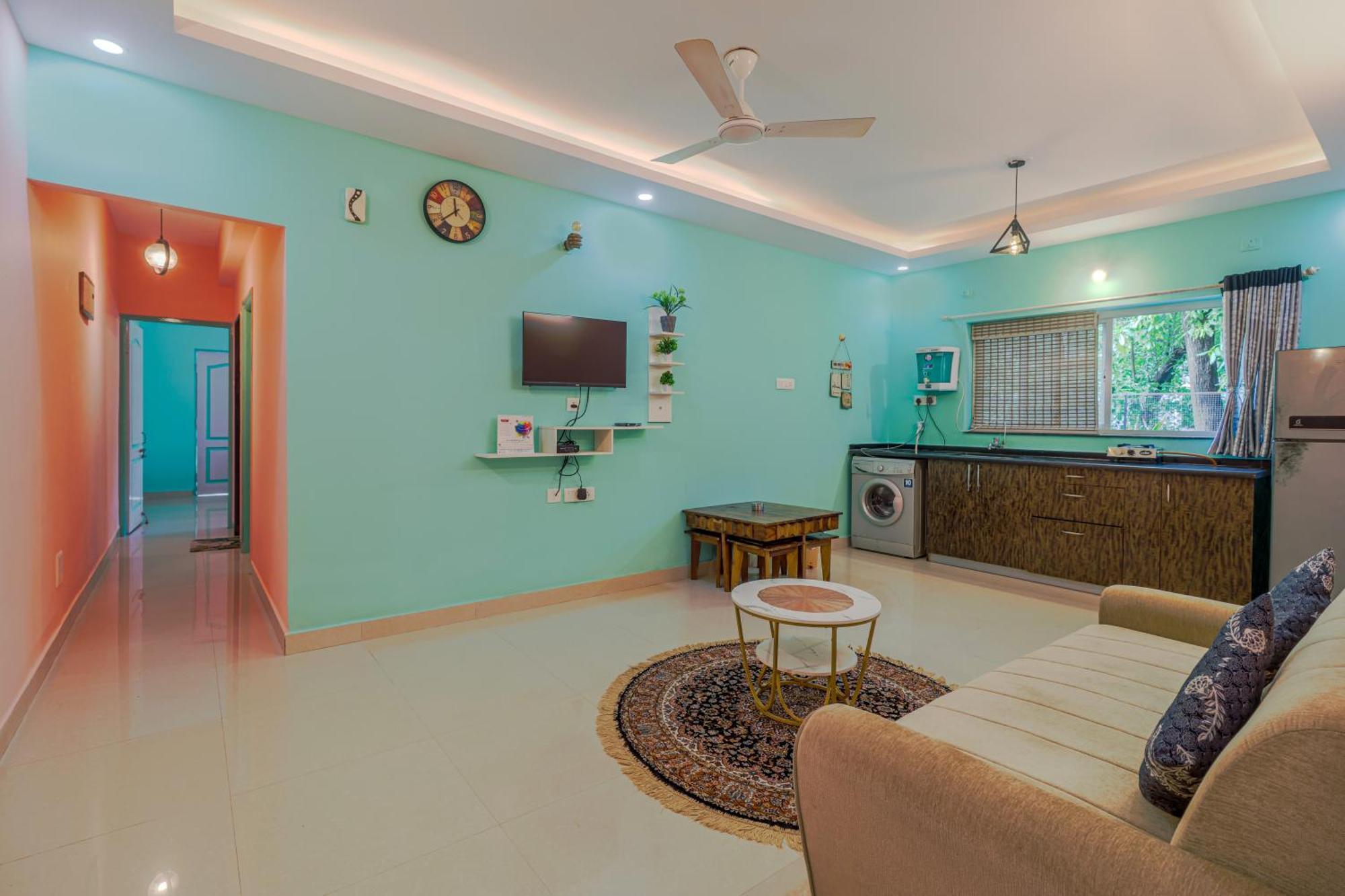 4Bhk Sparkling Apartment Near Beach Pool & Bar 2Bhkx2 ヴァガトール エクステリア 写真